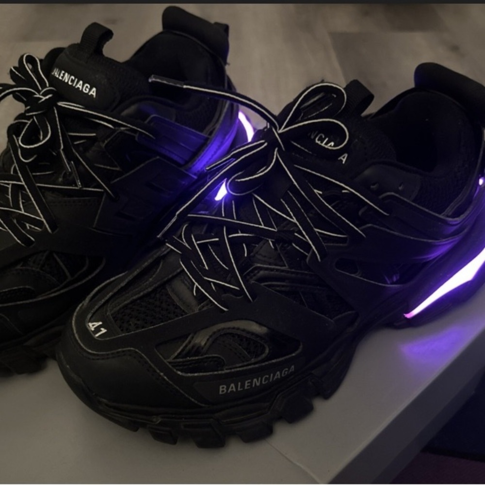 Balenciaga Black LED tracks